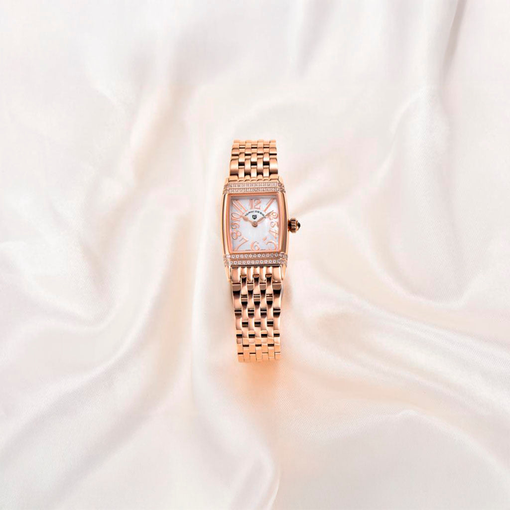 Pagani Design Women's Sunflower Gold and White Watch