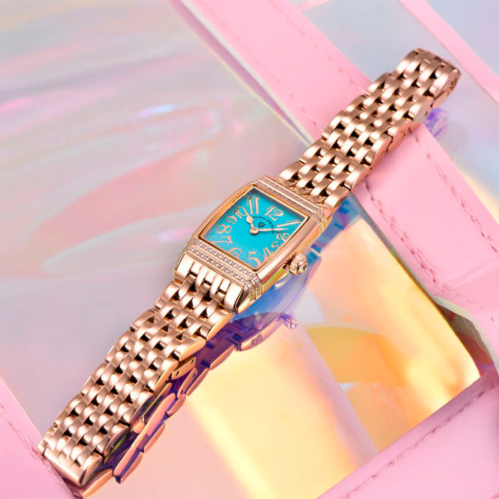Pagani Design Women's Sunflower Gold and Blue Watch