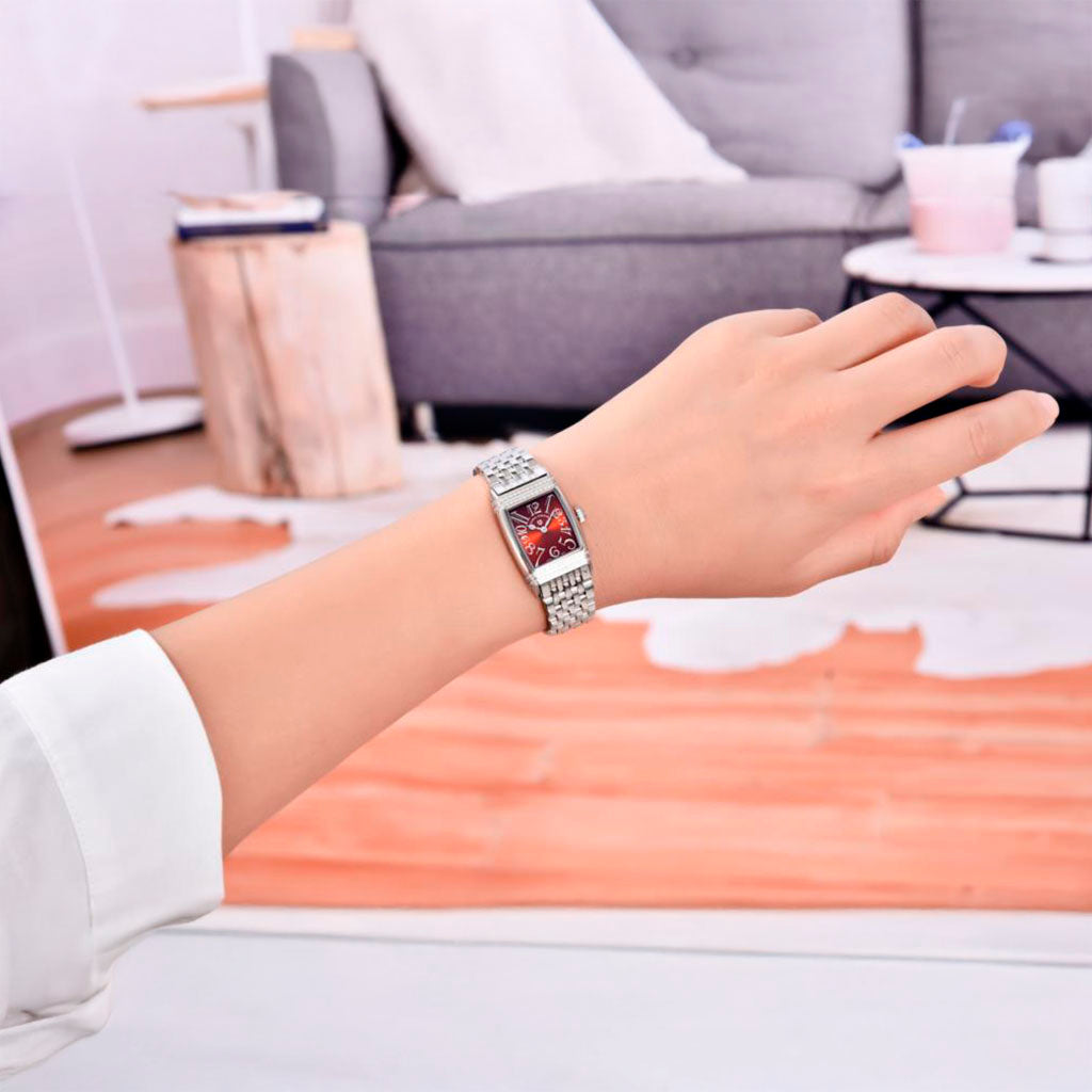 Pagani Design Women's Sunflower Watch - Silver and Red