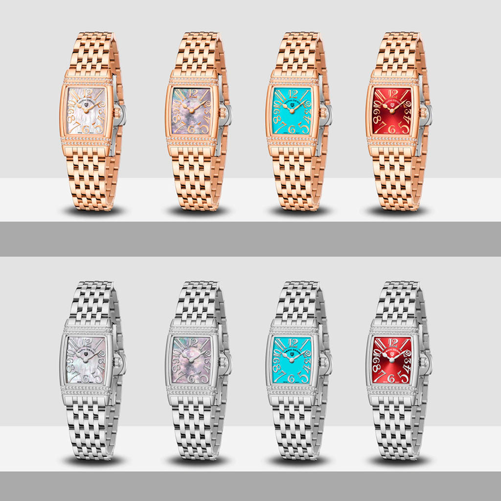 Pagani Design Women's Sunflower Gold and White Watch