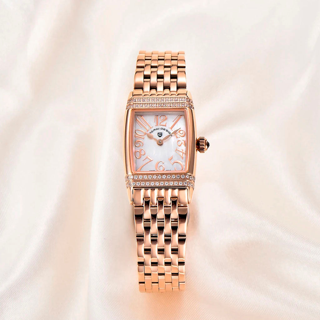 Pagani Design Women's Sunflower Gold and White Watch
