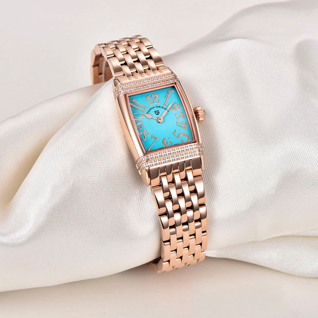 Pagani Design Women's Sunflower Gold and Blue Watch