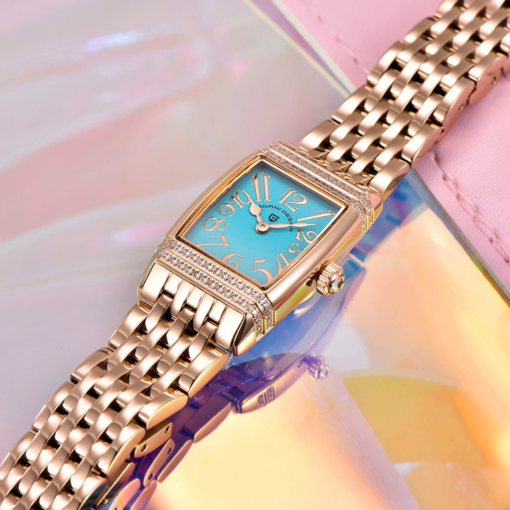 Pagani Design Women's Sunflower Gold and Blue Watch