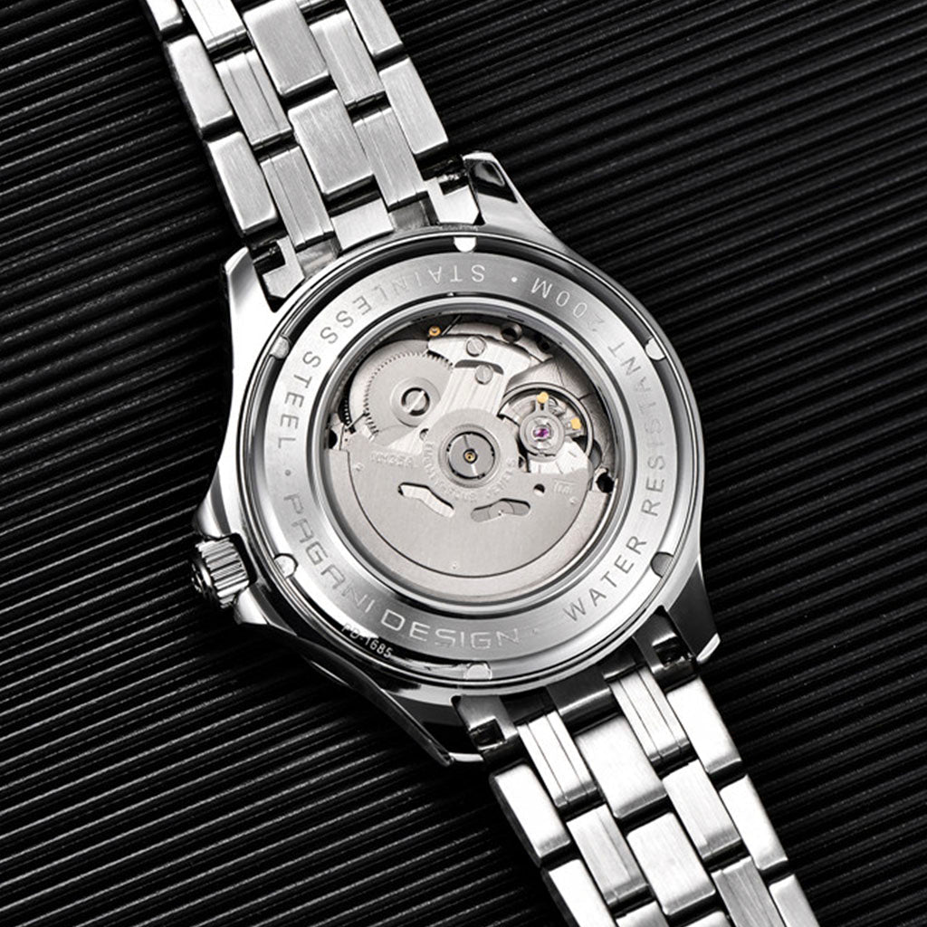 Pagani Design Veracius Black Steel Watch Bracelet