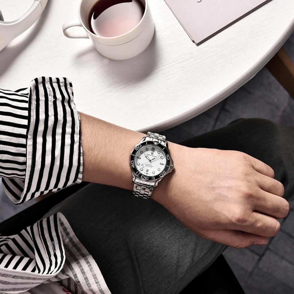Pagani Design Veracius White Stainless Steel Bracelet