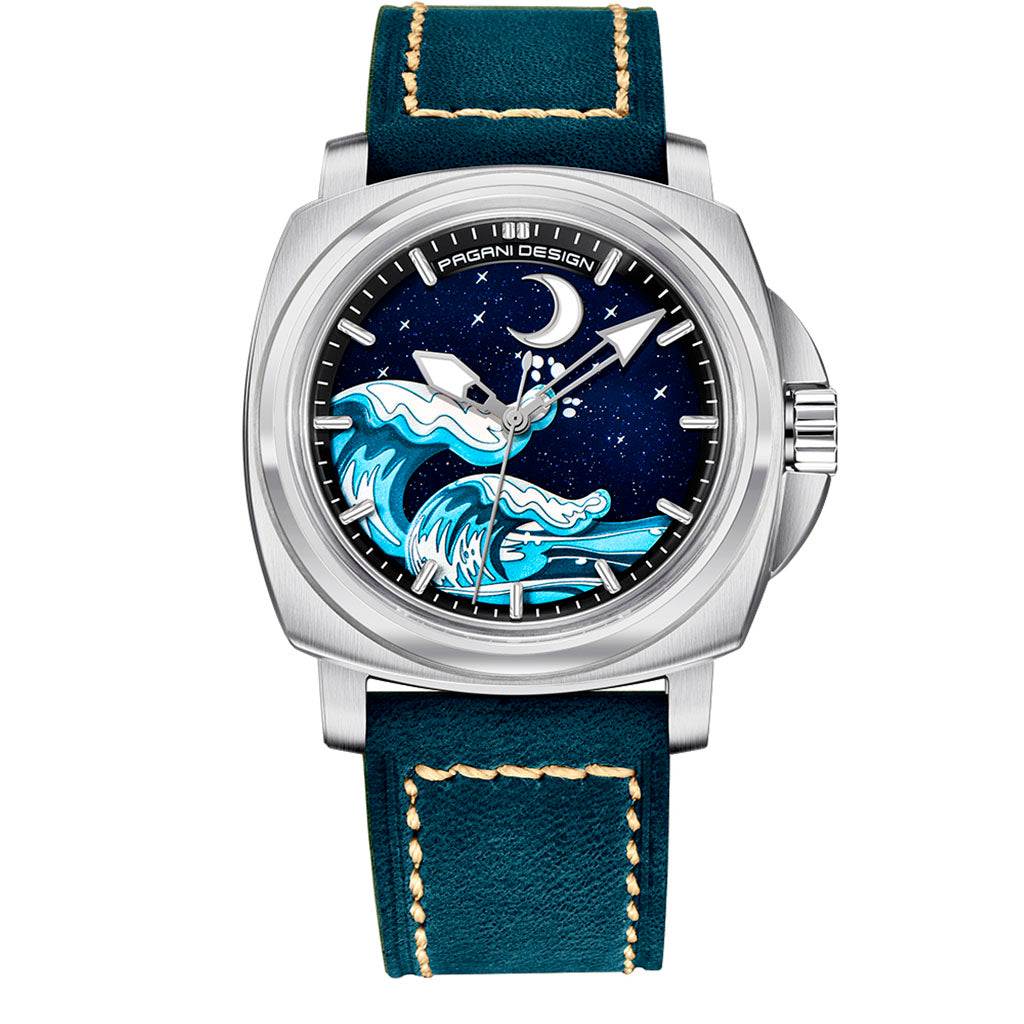 Pagani Design Wave Silver and Blue
