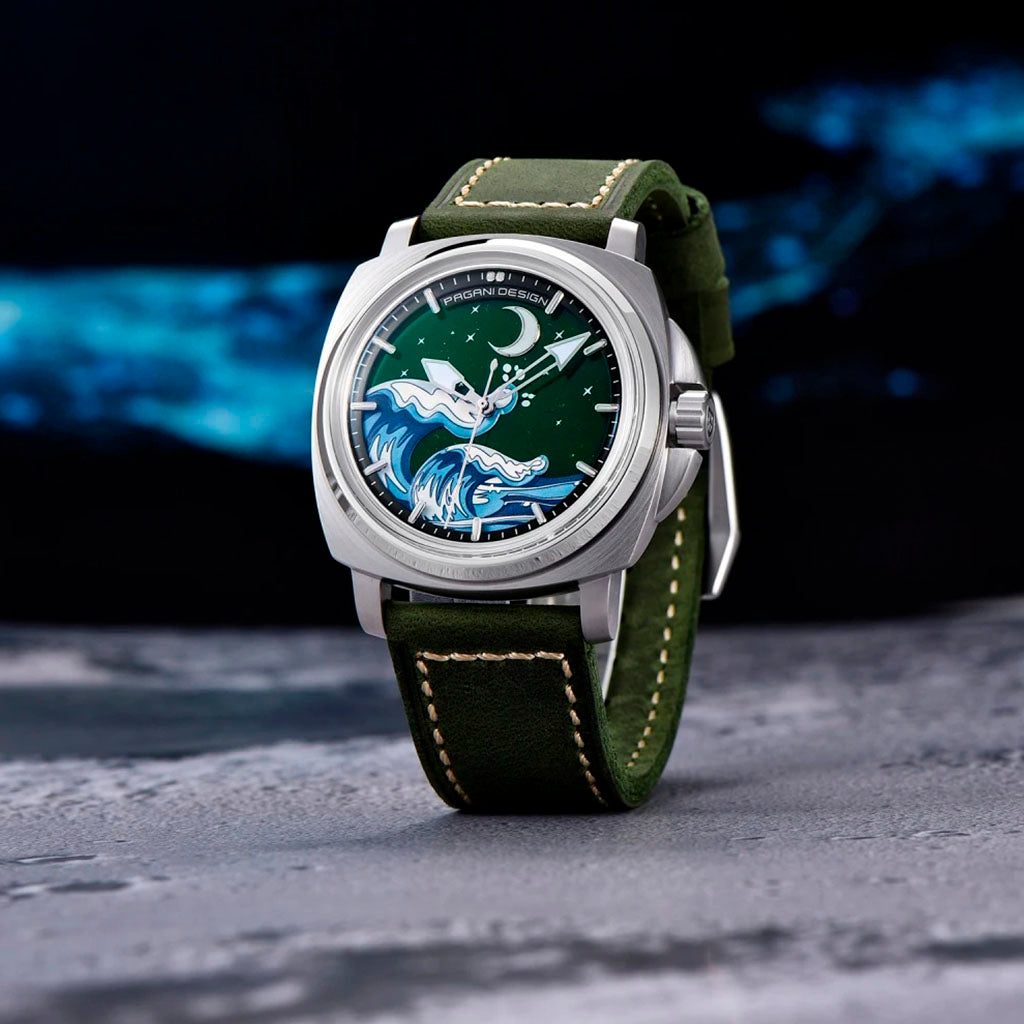 Pagani Design Wave in Silver and Green