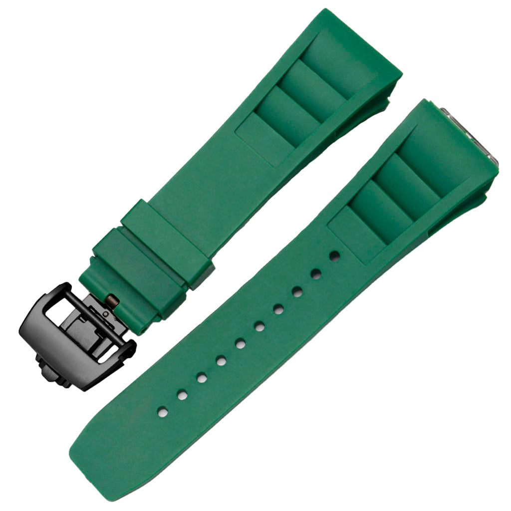 Green Rubber Watch Strap for Pagani Design Birmingham