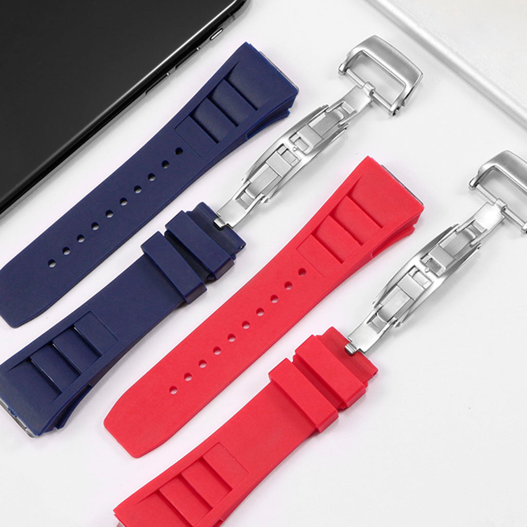 Orange Rubber Watch Strap for Pagani Design Birmingham