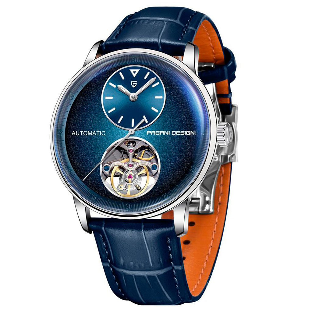 Pagani Design Blue Tourbillon Watch