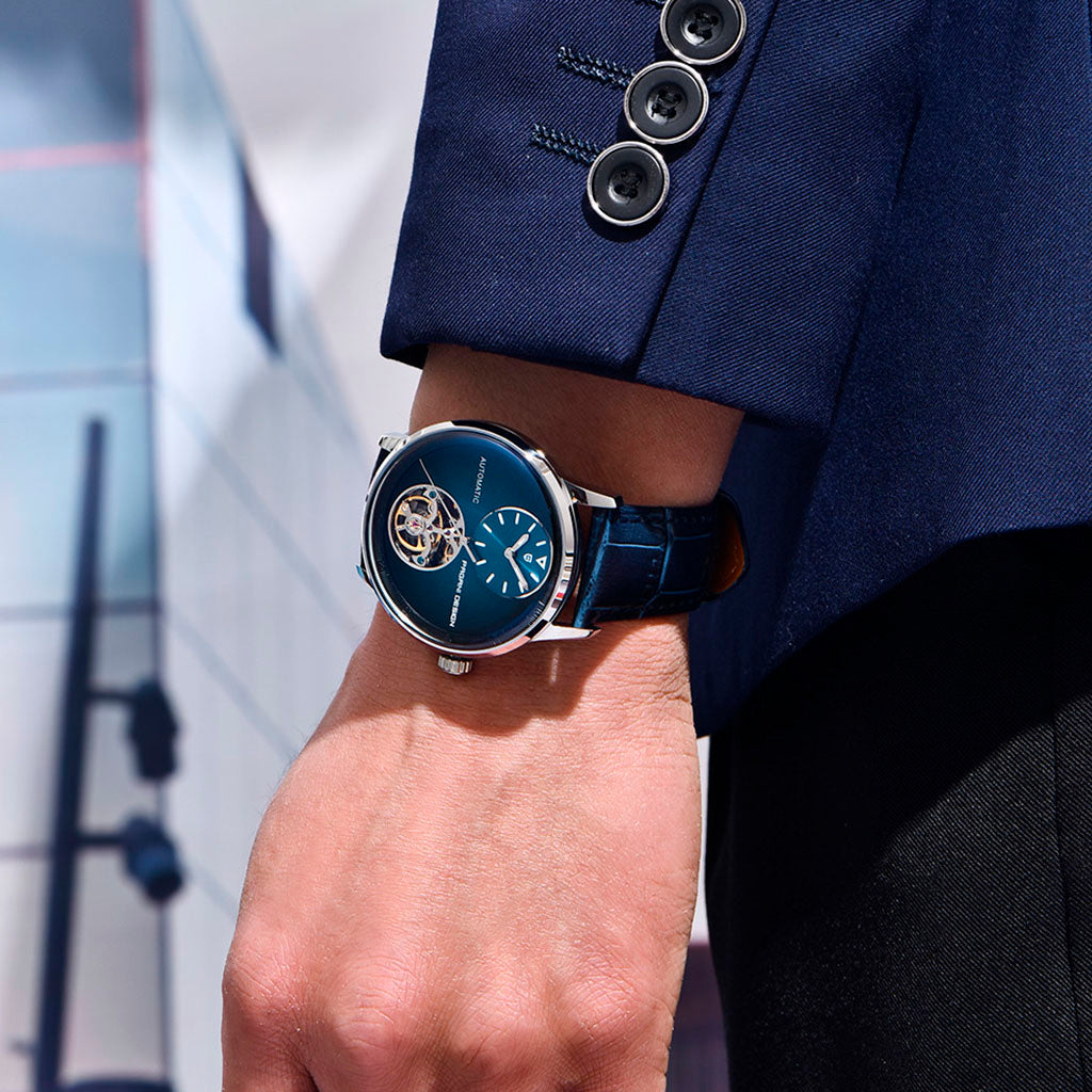 Pagani Design Blue Tourbillon Watch