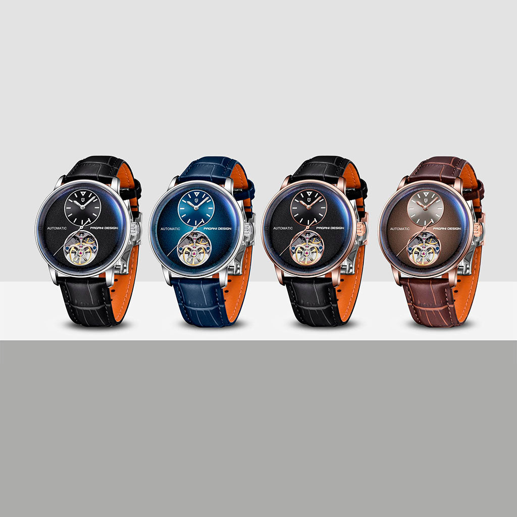 Pagani Design Blue Tourbillon Watch