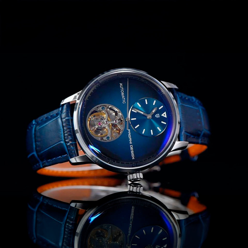Pagani Design Blue Tourbillon Watch