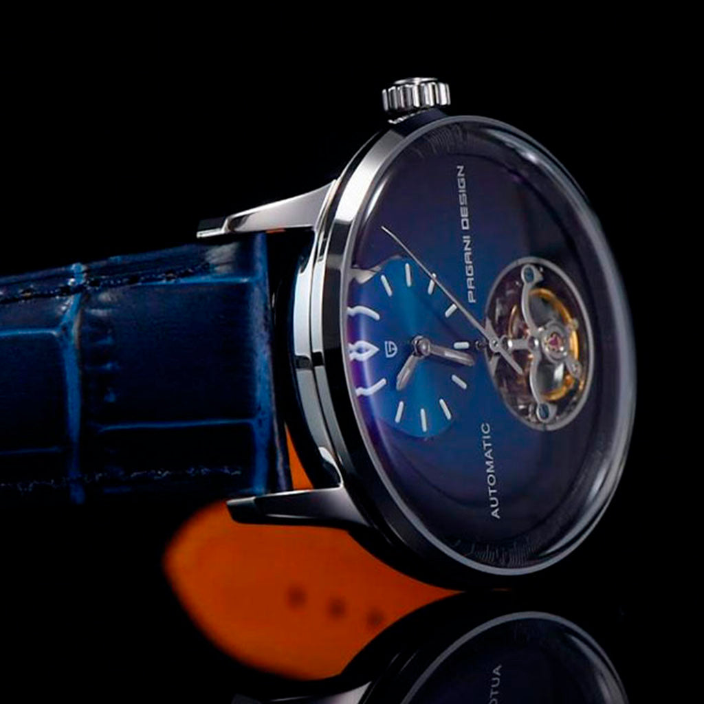 Pagani Design Blue Tourbillon Watch