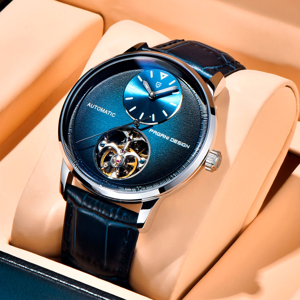 Pagani Design Blue Tourbillon Watch