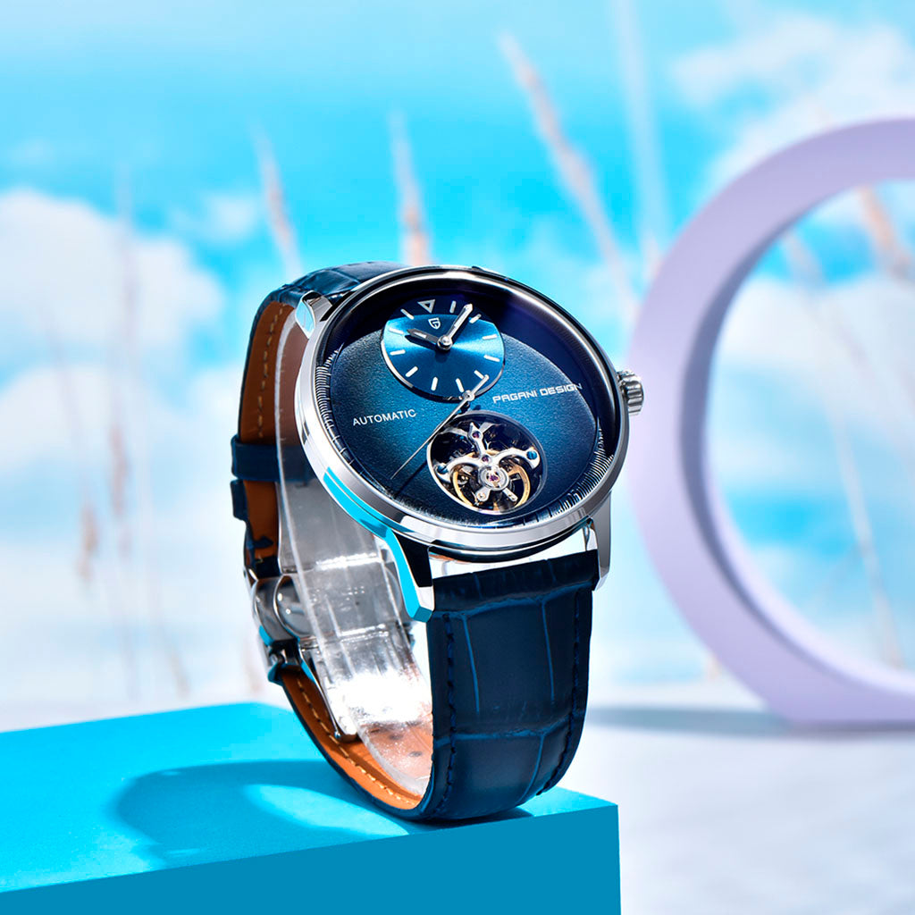 Pagani Design Blue Tourbillon Watch